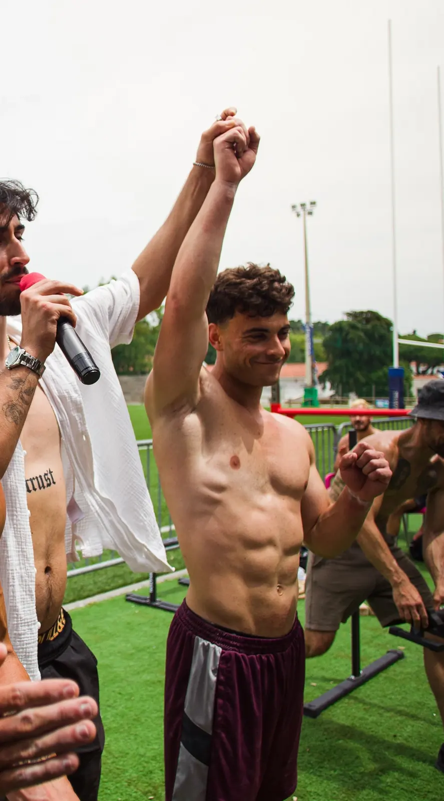 Jose celebrando una victoria en competición